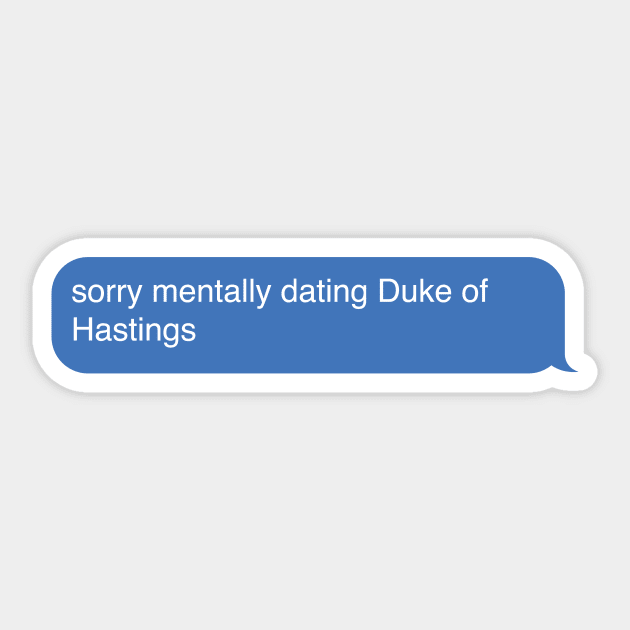 sorry mentally dating simon basset Sticker by DreamPassion